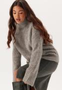 SELECTED FEMME Slfgabella Ls Knit High-neck  Steel Gray Detail:melange XL