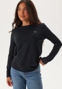 GANT Reg Shield Ls T-shirt Black M