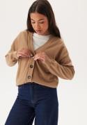 GANT Superfine Lambswool Cardigan Caramel Beige L