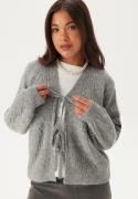 Object Collectors Item Objflora Re L/S KNIT CARDIGAN  Medium Grey Melange XL