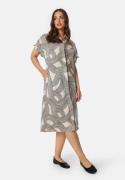 Object Collectors Item Objjulia Ss Shirt Dress Sandshell/AOP BLACK LINES 42