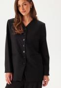 SELECTED FEMME Slfhedi Ls Relaxed Blazer Black Detail:Melange 36