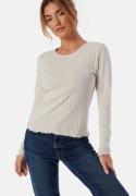 ONLY Onlcarlotta L/S TOP NOOS JRS T Pumice Stone XL