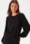 VILA Viadele O-neck L/S TOP TOP Top Black Beauty XL