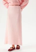 Pieces Pcpam Hw Ank Knit Skirt Pink-a-boo XL