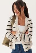 Happy Holly Knitted Cardigan Cream/Black 32/34