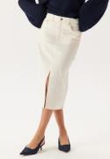 GANT Midi White Denim Skirt EGGSHELL 42