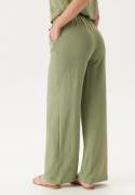 VILA Vijosa Hw Wide Pants - Noos Oil Green 36