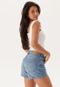 VERO MODA Vmtess mid rise short denim shorts Medium Blue DenimDetail:RA3013 XS