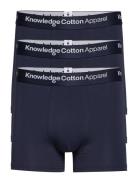 3-Pack Underwear - Gots/Vegan Boxershorts Blue Knowledge Cotton Apparel