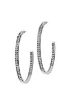 Andorra Earrings Large Steel Accessories Jewellery Earrings Hoops Silver Edblad