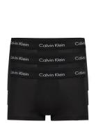 3P Low Rise Trunk Boxershorts Black Calvin Klein