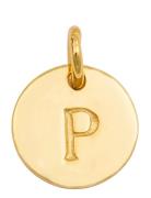 Beloved Mini Letter Gold Halskæde Hængesmykke Gold Syster P