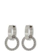 Eternal Orbit Earrings Steel Accessories Jewellery Earrings Hoops Silver Edblad