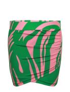 Skirt Kort Nederdel Green Barbara Kristoffersen By Rosemunde