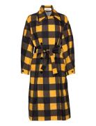 Rodebjer Gemma Checked Outerwear Coats Winter Coats Multi/patterned RODEBJER