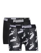 Puma Boys Aop Boxer 2P Night & Underwear Underwear Underpants Multi/patterned PUMA