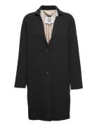 Emmann Coat Tynd Frakke Black Noa Noa