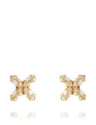 Crystal Mini Star Earrings Gold Accessories Jewellery Earrings Studs Gold Caroline Svedbom