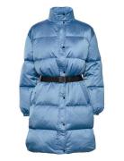 2Nd Thorn - Winter Satin Foret Jakke Blue 2NDDAY