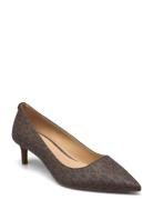 Alina Flex Kitten Pump Shoes Heels Pumps Classic Brown Michael Kors