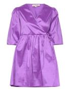 Esta Dress Kort Kjole Purple A-View