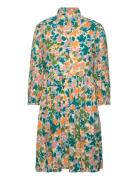 Yasleafa 3/4 Shirt Dress S. Kort Kjole Multi/patterned YAS