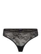 Ladies Knitted Thong G-streng Undertøj Black Emporio Armani