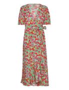 Yasomira Ss Midi Shirt Dress - Show Maxikjole Festkjole Multi/patterned YAS