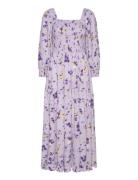 Yasfenny 3/4 Long Dress S. Maxikjole Festkjole Purple YAS