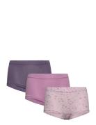 Nmftights 3P Winsome Flower Night & Underwear Underwear Panties Purple Name It