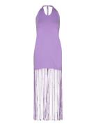 Light Jersey Maxi Dress Maxikjole Festkjole Purple ROTATE Birger Christensen