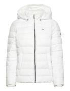 Tjw Basic Hooded Jacket Foret Jakke White Tommy Jeans