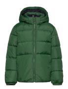 Essential Down Jacket Foret Jakke Green Tommy Hilfiger