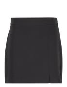 Onlelly Life Slit Skirt Tlr Kort Nederdel Black ONLY