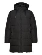 Carnewdolly Long Puffer Coat Otw Foret Jakke Black ONLY Carmakoma