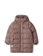 Puffer Coat Yrsa Foret Jakke Purple Wheat