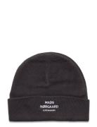 Isak Logo Ambas Beanie Accessories Headwear Beanies Black Mads Nørgaard