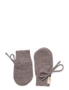 Merino Wool Knitted Baby Mittens Accessories Gloves & Mittens Mittens Beige Copenhagen Colors