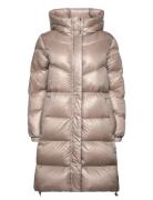 Aliquippa Long Puffer Jacket Foret Jakke Beige WOOLRICH