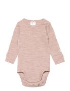 Body Merino Solid Bodies Long-sleeved Pink Lindex