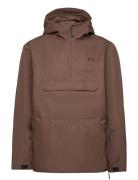 Divisional Rc Shell Anorak Outerwear Jackets Anoraks Brown Oakley Sports