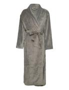 Cornflocker Fleece Robe Long Morgenkåbe Grey Missya