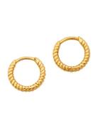 Beloved Twisted Small Hoops Accessories Jewellery Earrings Hoops Gold Syster P