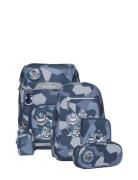 Classic Set, Tiger Race Accessories Bags Backpacks Navy Beckmann Of Norway