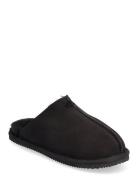 Shearling Slippers Slippers Hjemmesko Black ENKEL Living