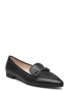 Loafer Loafers Flade Sko Black Gabor