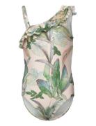 Hcfarhia - Swimsuit Badedragt Badetøj Multi/patterned Hust & Claire