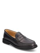 Classic Loafer - Brown Grained Leather Loafers Flade Sko Black S.T. VALENTIN