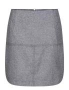 Fifth Skirt Kort Nederdel Grey Once Untold